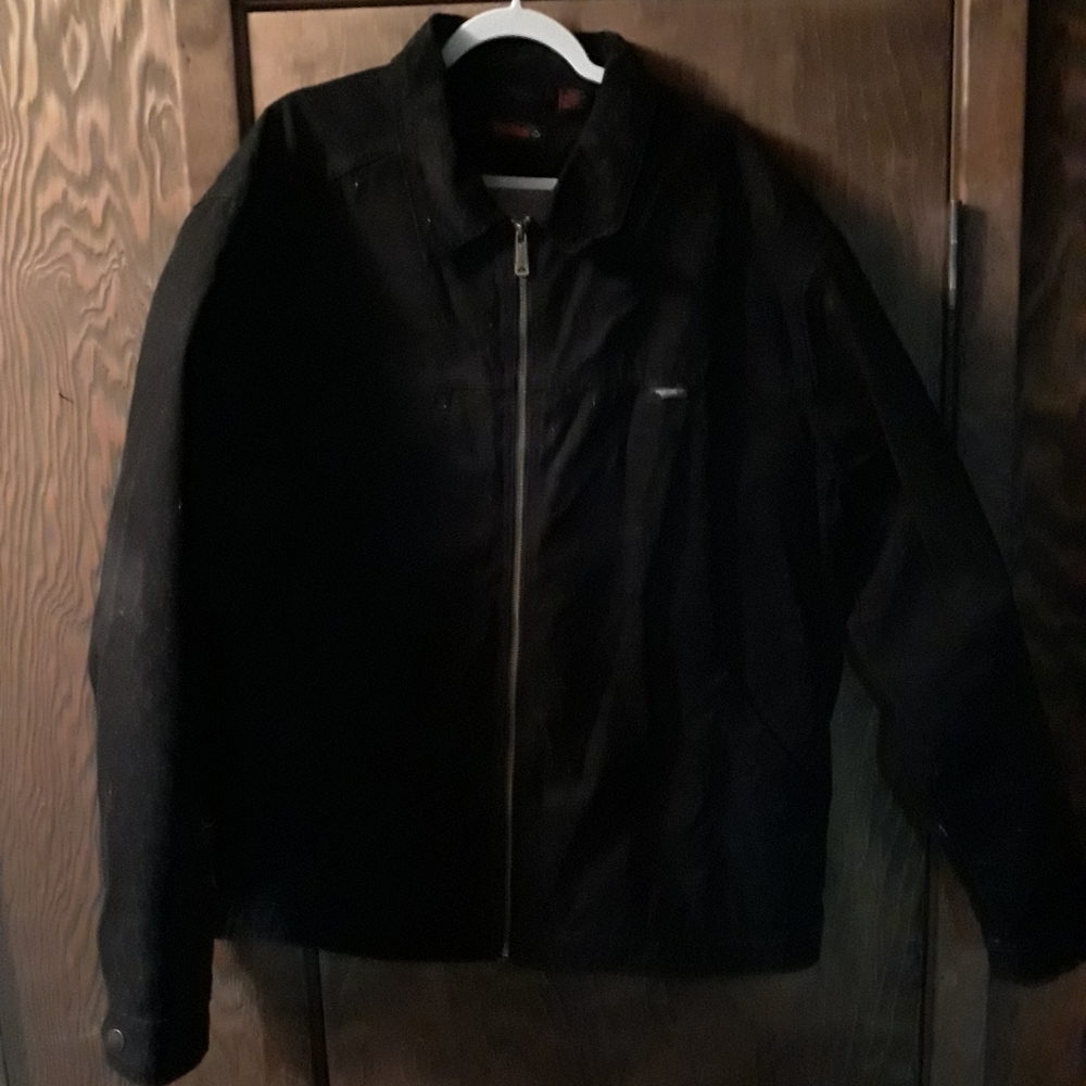 Mens suede look jacket